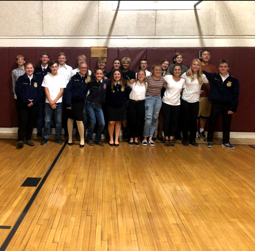 Discovery, Greenhand, and Chapter Degree Ceremony to Sierra FFA!